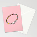 Libra Friendship Bracelet Stationery Card Gallery Image 2