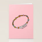 Libra Friendship Bracelet Stationery Card Gallery Image 2