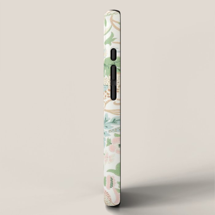 William Morris Strawberry Thief Cochineal Willow iPhone Case Gallery Image 2