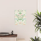 William Morris Strawberry Thief Cochineal Willow Poster Gallery Image 2