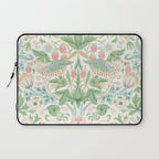 William Morris Strawberry Thief Cochineal Willow Laptop Sleeve Gallery Image 1
