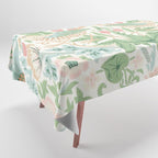 William Morris Strawberry Thief Cochineal Willow Tablecloth Gallery Image 1