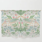 William Morris Strawberry Thief Cochineal Willow Wall Hanging Gallery Image 1
