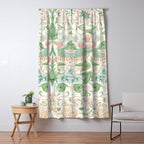 William Morris Strawberry Thief Cochineal Willow Window Curtain Gallery Image 5