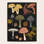 Wild Mushrooms - night Poster Gallery Image 4