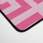 Girly Pink Large Greek Key Pattern Comforters Desk Mat Gallery Image 4