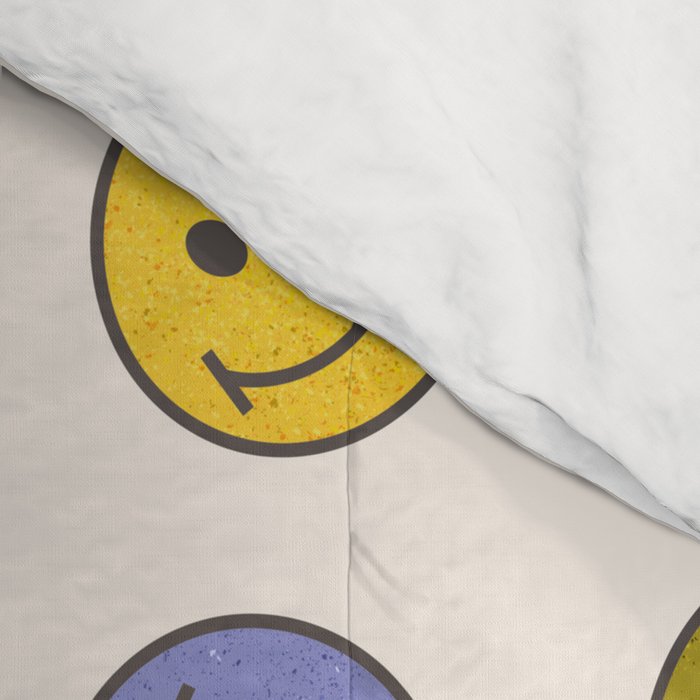 Many Happy Smileys Comforter Gallery Image 4