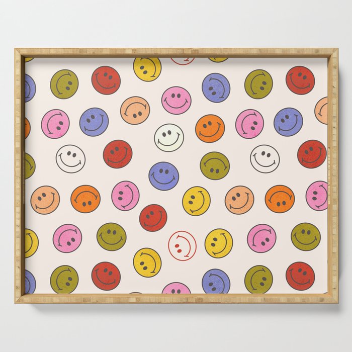 Many Happy Smileys Serving Tray Gallery Image 1