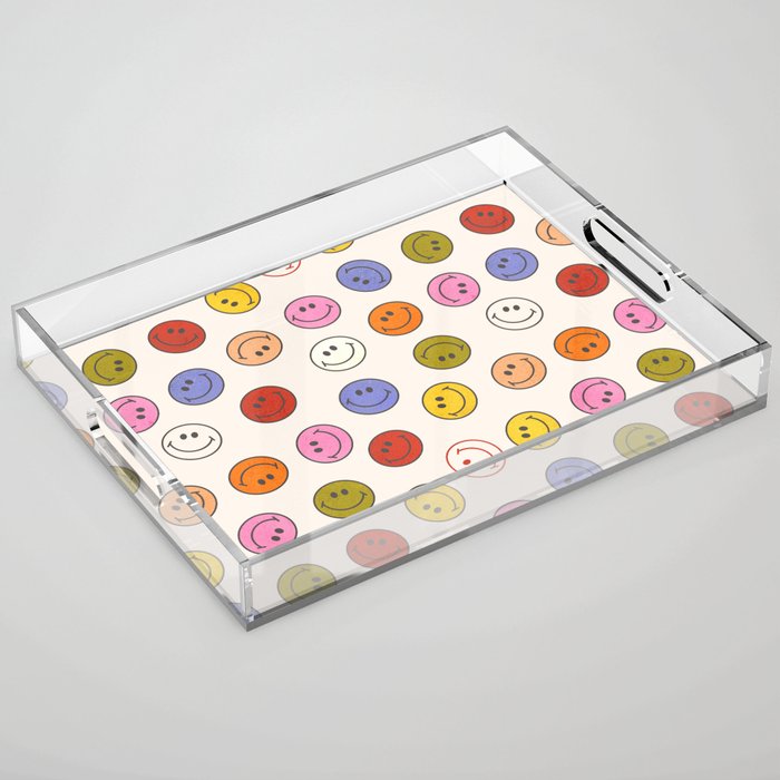 Many Happy Smileys Acrylic Tray Gallery Image 1
