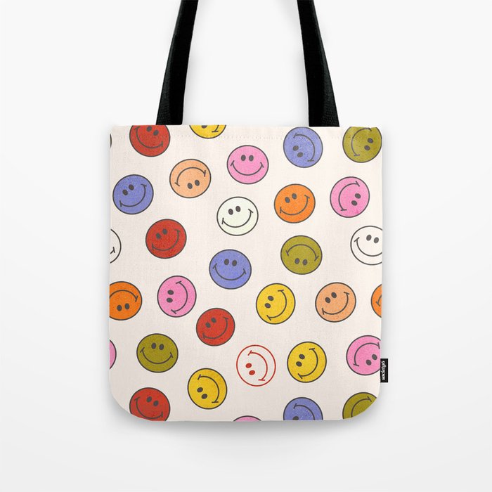 Many Happy Smileys Tote Bag Gallery Image 1