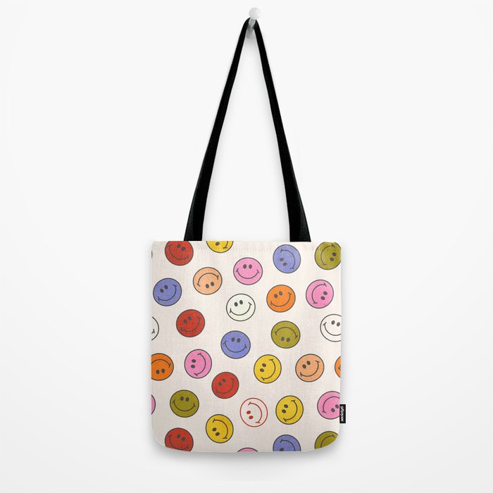 Many Happy Smileys Tote Bag Gallery Image 2