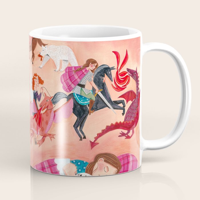 Fairies Bears and Dragons dream Coffee Mug Gallery Image 1
