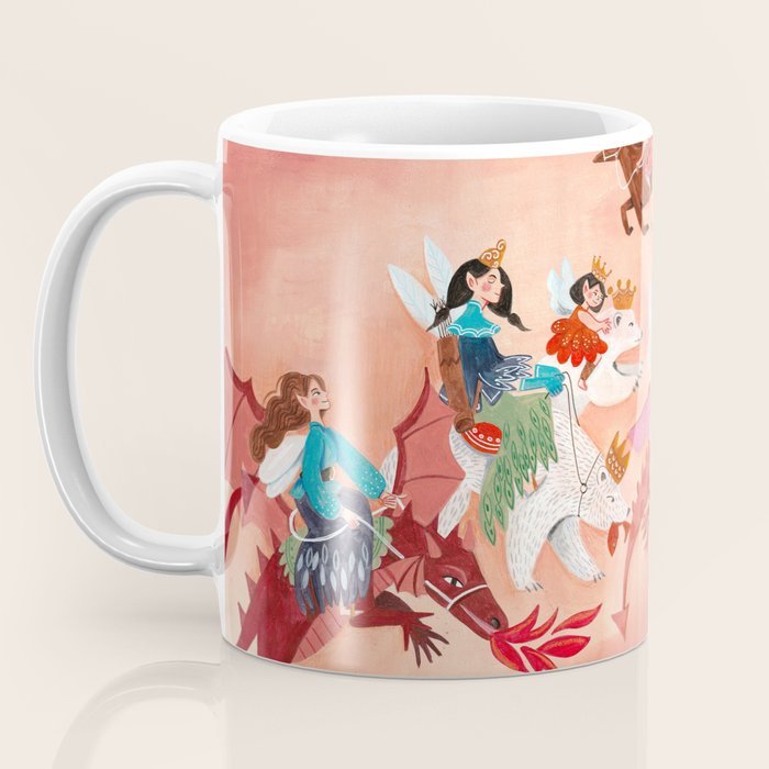 Fairies Bears and Dragons dream Coffee Mug Gallery Image 3