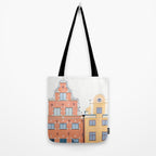 Scandinavian Color - Stockholm Sweden Travel Photography Tote Bag Gallery Image 2