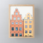 Scandinavian Color - Stockholm Sweden Travel Photography Mini Art Print Gallery Image 1
