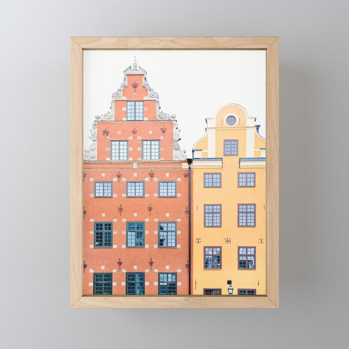 Scandinavian Color - Stockholm Sweden Travel Photography Mini Art Print Gallery Image 1
