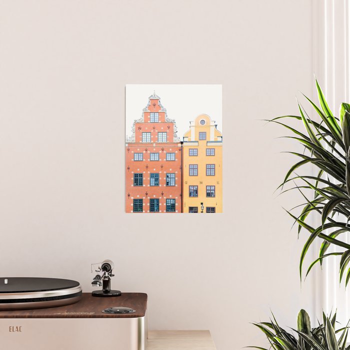 Scandinavian Color - Stockholm Sweden Travel Photography Poster Gallery Image 2