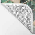 Leaves And Cubes Bath Mat Gallery Image 2