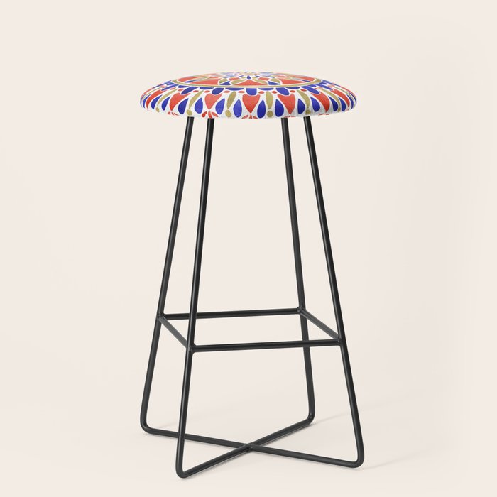 Mandala - America Palette Stool Gallery Image 1