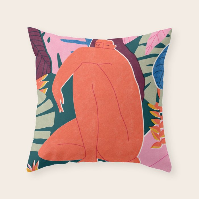 Island noon Throw Pillow Gallery Image 6