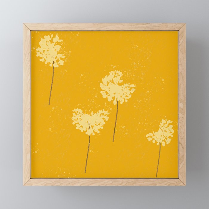 Dandelion Breezes Mini Art Print