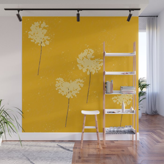 Dandelion Breezes Wall Mural Gallery Image 1