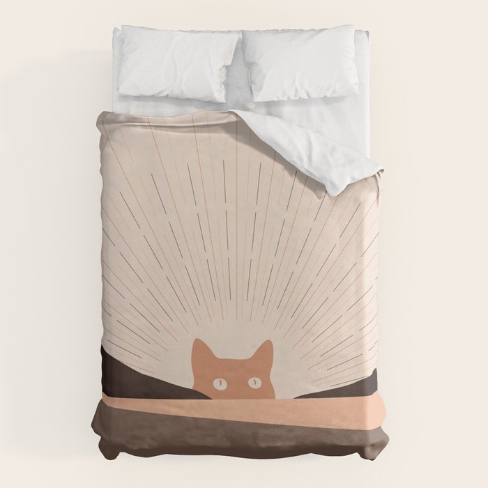 Cat Landscape 124 Duvet Cover Gallery Image 6