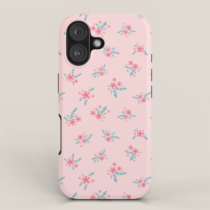 Vintage Cherry Blossom Bouquets iPhone Case Gallery Image 1
