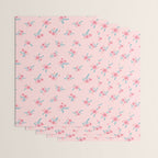 Vintage Cherry Blossom Bouquets Wrapping Paper Gallery Image 3