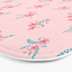 Vintage Cherry Blossom Bouquets Bath Mat Gallery Image 3