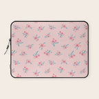 Vintage Cherry Blossom Bouquets Laptop Sleeve Gallery Image 1