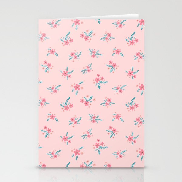 Vintage Cherry Blossom Bouquets Stationery Card Gallery Image 2