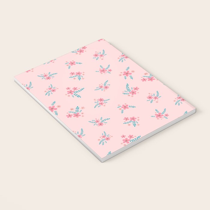 Vintage Cherry Blossom Bouquets Notebook Gallery Image 3