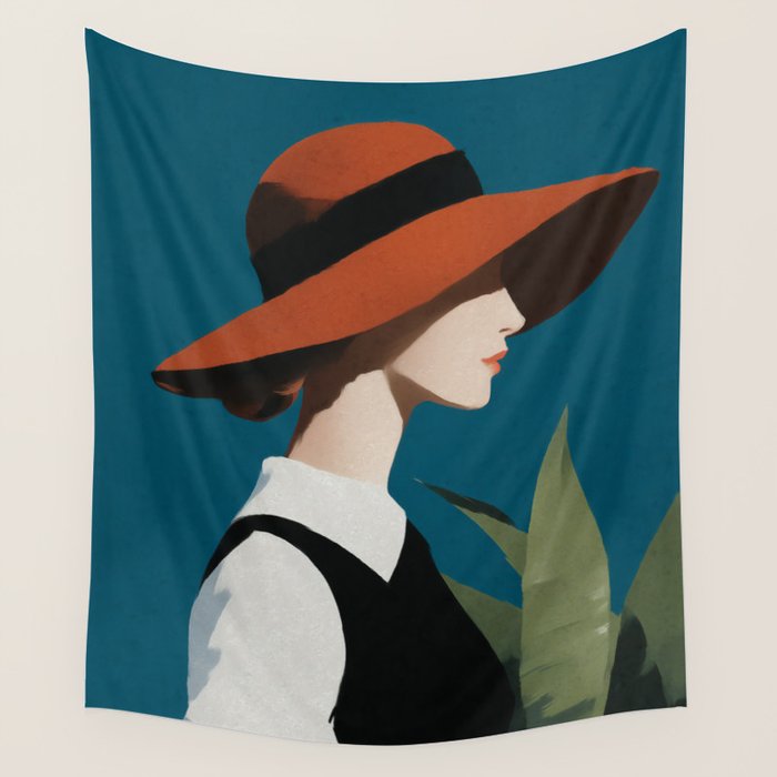 Vintage Elegance in Autumn Light Wall Tapestry Gallery Image 4