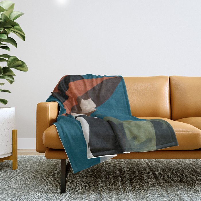 Vintage Elegance in Autumn Light Throw Blanket Gallery Image 1
