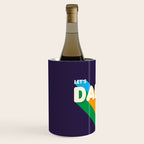 RAINBOW DANCE TYPOGRAPHY- let's dance Wine Chiller Gallery Image 2