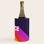 RAINBOW DANCE TYPOGRAPHY- let's dance Wine Chiller Gallery Image 3