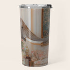 Wildlife Wall Art Elephant maximalist Flower Poster luxurious living Room Decor Renaissance Print Travel Mug Gallery Image 2