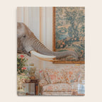 Wildlife Wall Art Elephant maximalist Flower Poster luxurious living Room Decor Renaissance Print Notebook Gallery Image 4