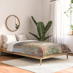 Wildlife Wall Art Elephant maximalist Flower Poster luxurious living Room Decor Renaissance Print Comforter Gallery Image 2