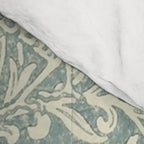 William Morris Brer Rabbit Blue Slate Vellum Pattern Comforter Gallery Image 4