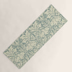 William Morris Brer Rabbit Blue Slate Vellum Pattern Yoga Mat Gallery Image 1