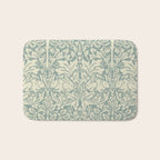William Morris Brer Rabbit Blue Slate Vellum Pattern Bath Mat Gallery Image 1