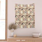 Rats & Peonies Wall Tapestry Gallery Image 2