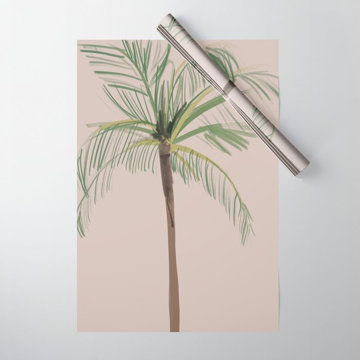 Palm Tree Bliss Wrapping Paper Gallery Image 1