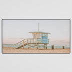 no lifeguard xiv / redondo beach, california Desk Mat Gallery Image 3