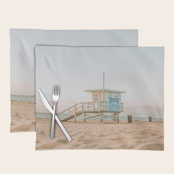 no lifeguard xiv / redondo beach, california Placemat Gallery Image 1
