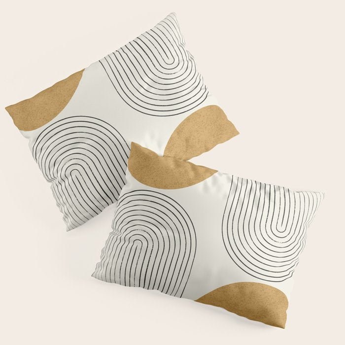 Arch Balance Gold Pillow Sham Gallery Image 3