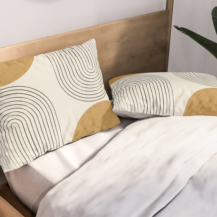 Arch Balance Gold Pillow Sham Gallery Image 2