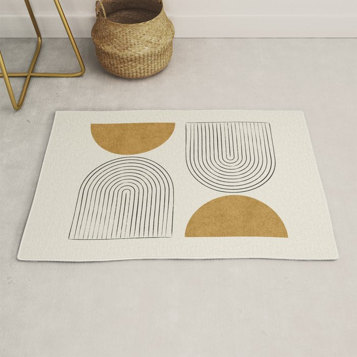 Arch Balance Gold Rug Gallery Image 1